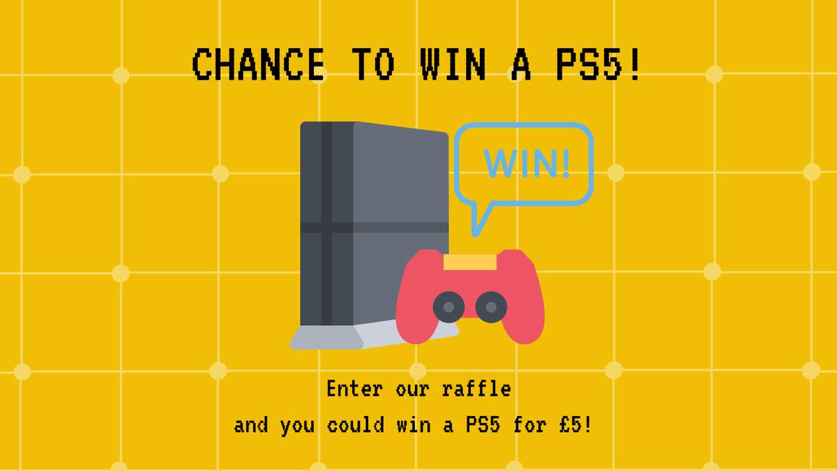 EveryYouthUK's tweet photo. Exciting announcement! 📢
We're giving you the chance to win a #PlayStation5 as part of our #GamingForGood raffle
It could be yours for just £5!
Big thank you to our sponsor @ZatuGames for donating our big prize
Enter here:
https://t.co/KbcJqESgKo
#GameOnToEYH https://t.co/WxtQQSreh4