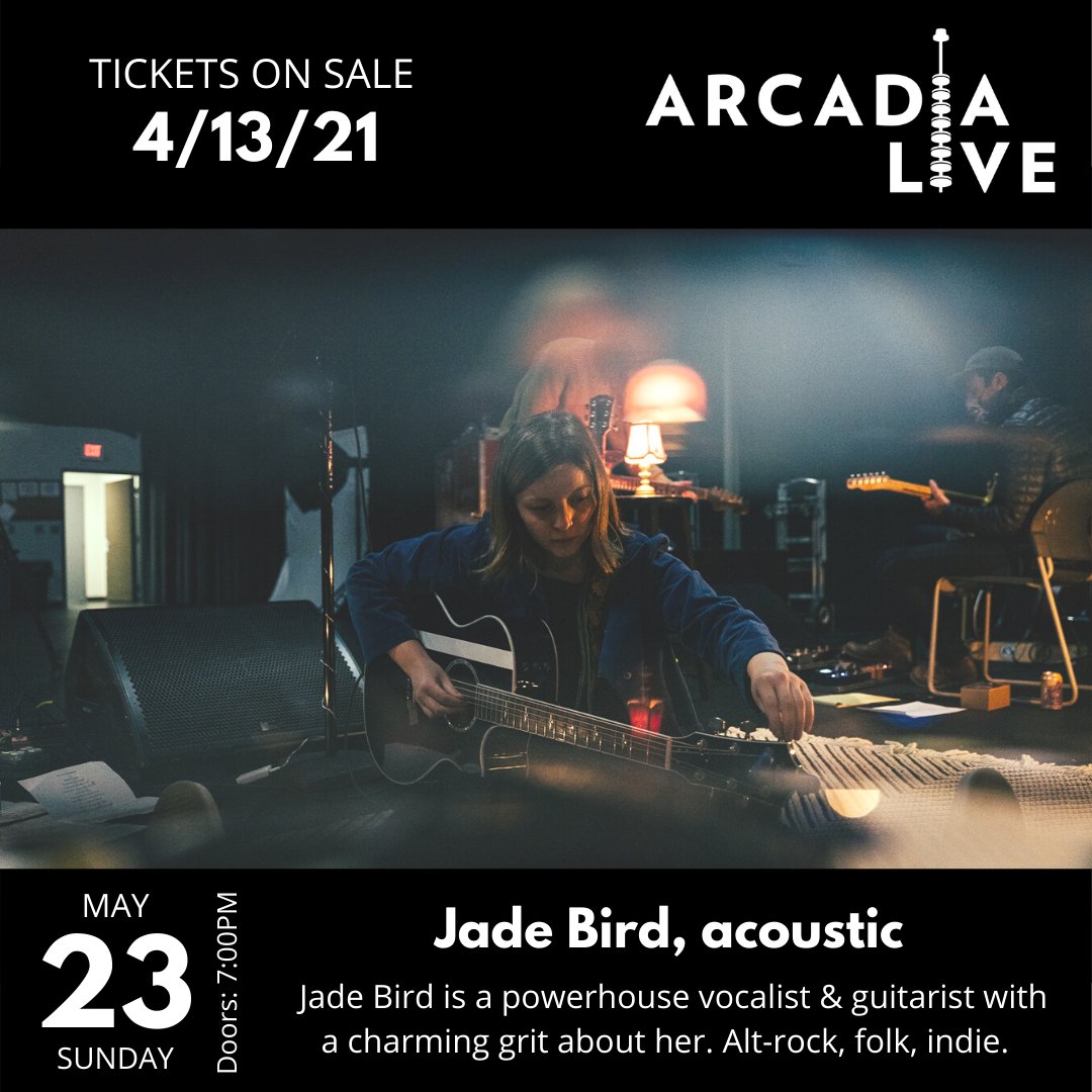 thearcadialive's tweet photo. Just Announced! https://t.co/Y261Hzp5HT
