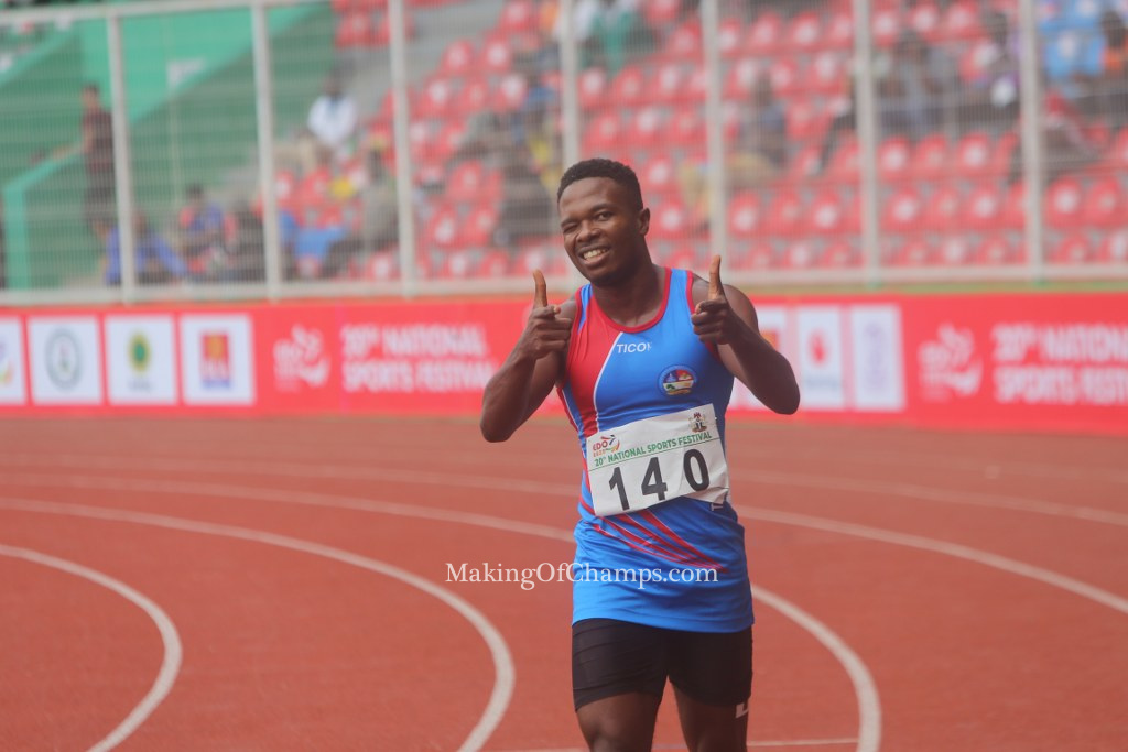 MakingOfChamps's tweet photo. 𝗢𝗳𝗳𝗶𝗰𝗶𝗮𝗹 𝗥𝗲𝘀𝘂𝗹𝘁 𝗼𝗳 𝗺𝗲𝗻'𝘀 𝟭𝟬𝟬𝗺 (Heat 2): 
#TeamDelta Usheoritse Itsekiri (10.38)
#TeamFCT Emmanuel Oche (10.60)
#TeamEkiti Fakorede Adekalu (10.71)

#Edo2020 #NSF2020 https://t.co/UXvPjoYQ9R