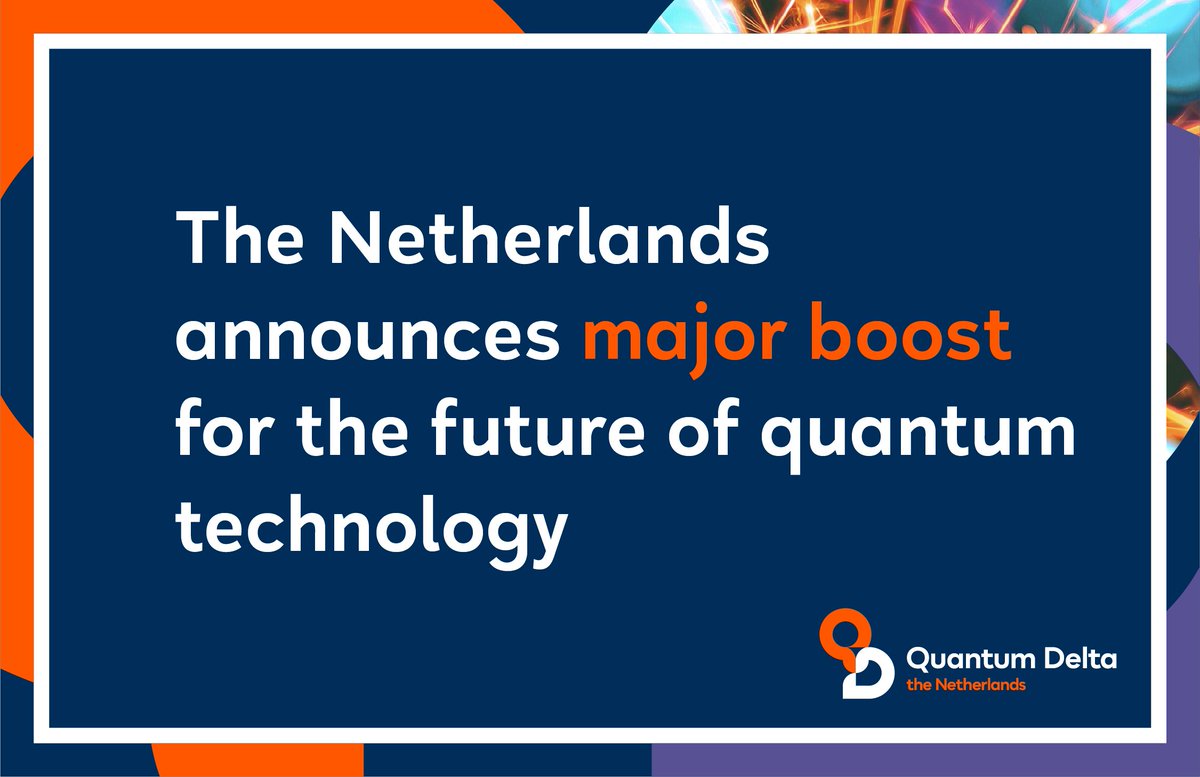 Today the Netherlands has taken a leap forward with the funding of the National Growth Fund. Orange QS is a proud partner of <a href="/QuantumDeltaNL/">Quantum Delta NL</a> and we are ready to ignite the quantum revolution together! #QDNL