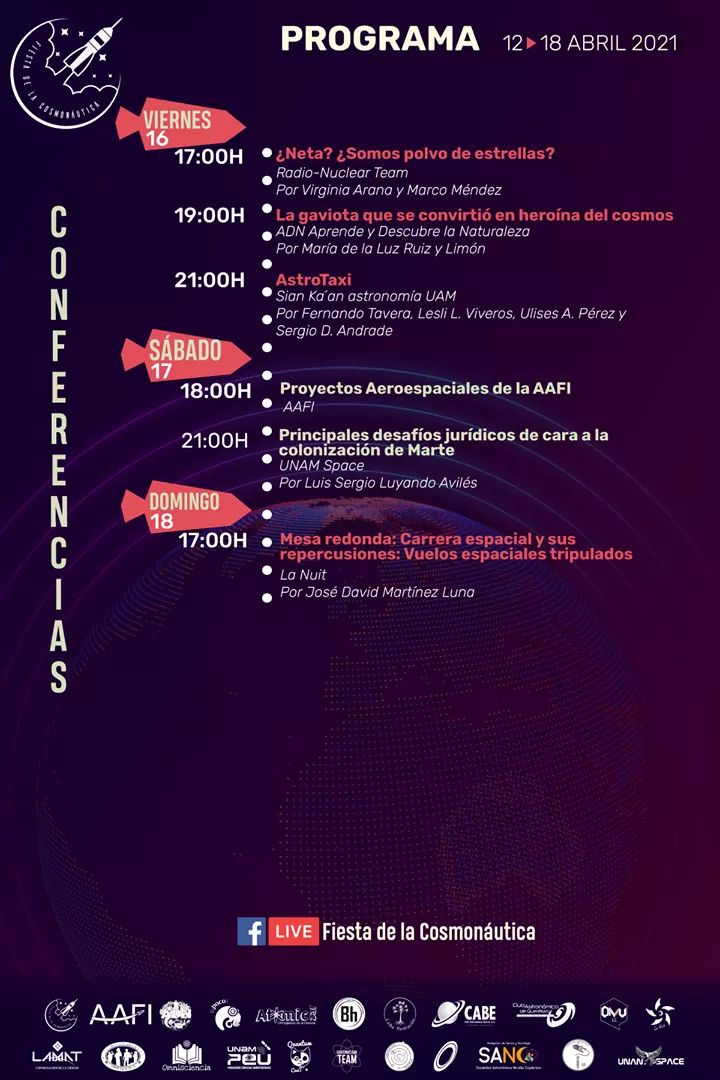 cosmofest_mx's tweet photo. ¡Tenemos una cita! ⚡
#Gagarin60 #FdC2021 #CosmoFest2021
@aafi_unam @ADNaprende @ap0c0n0 @AtomicZar @bohriumfq @ColectivoDivu @Nuitastronomia @logicaenacatlan @OmniscienciaDC @peu_unam @quantumcuats @SAFIR_UNAM @sumaeunam @UnamSpace https://t.co/AImWFCG2da