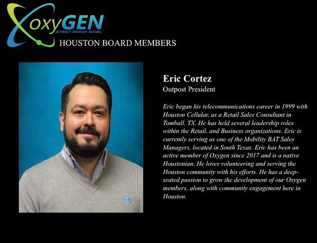 OxyGENHTX's tweet photo. Join us in 🎉CONGRATULATING 🎊our new board members representing the Houston Outpost oxyGEN Chapter!!

Like, Share and Follow all social media outlets for upcoming news and exciting events coming to a venue near you!!

Instagram:
@oxyGEN/Houston

LinkedIn: 
oxyGEN Houston Chapter https://t.co/j8lZXCkd0b