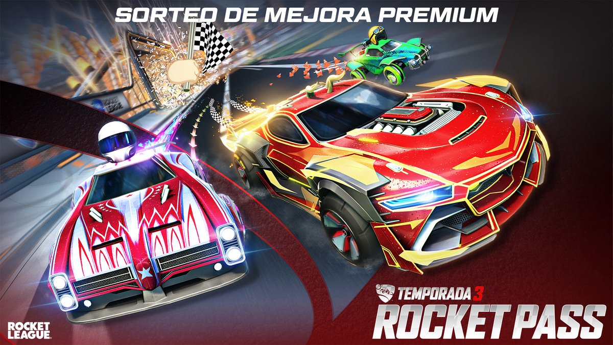 Mis amigos de <a href="/RocketLeague/">Rocket League</a> me dieron CINCO codigos para el #RocketPass  justo a tiempo para la 3ra temporada! 

Seguidme y RT antes del 12 de Abril para participar! Gracias  <a href="/PsyonixStudios/">Psyonix</a>! #ad #EpicPartner. 

Tambien sigan a <a href="/RocketLeague_ES/">Rocket League en español</a> :D
