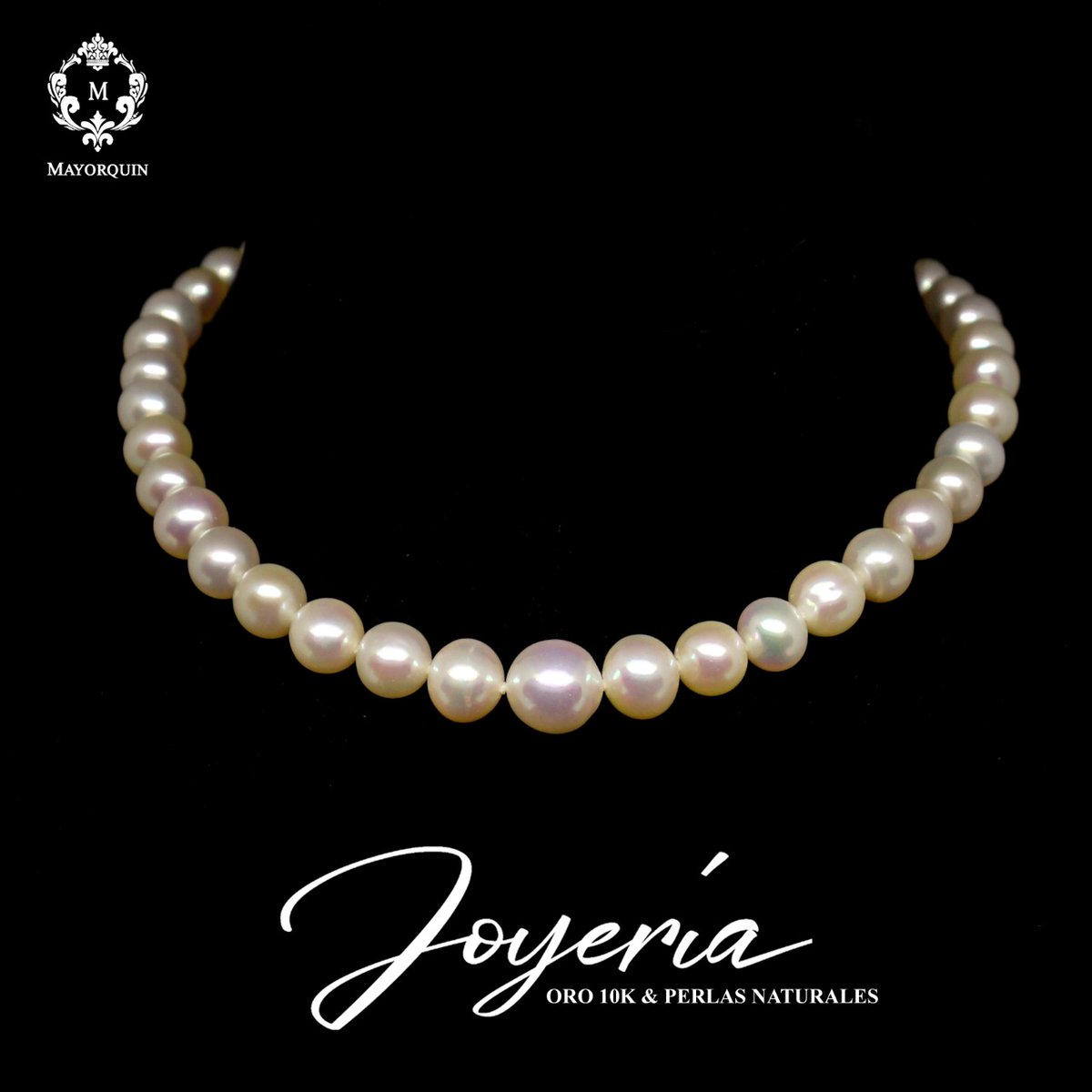 MayorquinJoyas's tweet photo. Juego de pulso y collar de #Perlas triple AAA naturales para la Reina de nuestra vida con broche de #Oro de #10Kilates ¿Qué esperas para sorprenderla con este bello juego de #Lujo? #MyorquínJoyerías #Gold #Jewelry #luxurystyle #luxurylifestyle 📲📬🌎💎🪙🪙😎💯 https://t.co/OY5njzMFY7