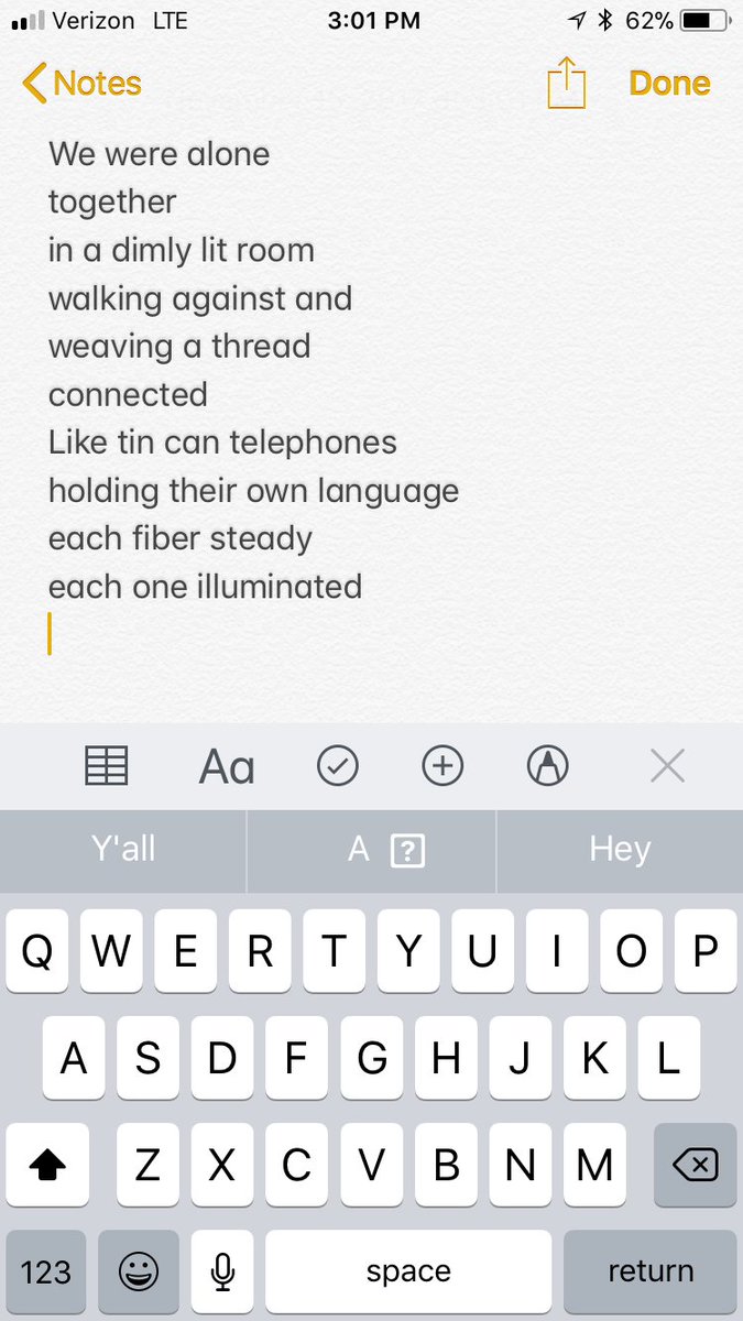 Found a poem I wrote during 2017 when Brian and I had just started dating ✨