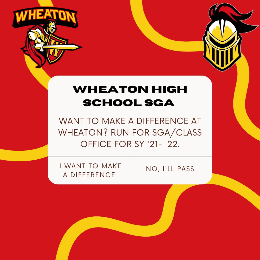 Wheaton HS SGA tweet media