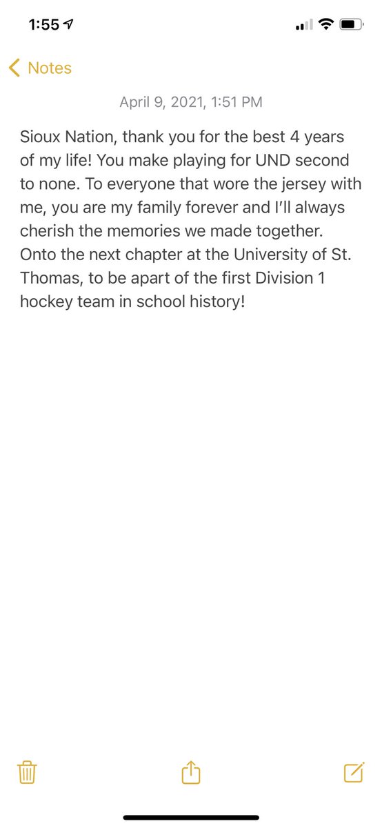 <a href="/UNDmhockey/">North Dakota Hockey</a> <a href="/TommieAthletics/">St. Thomas Athletics</a>