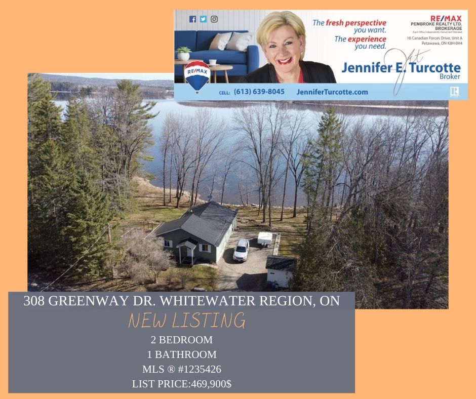 BugMeAnytime's tweet image. 308 Greenway Dr. is my NEW LISTING😍 Stunning, well-maintained all season Ottawa River-front home or cottage. 🌊Contact me today for a showing! 📲613-639-8045