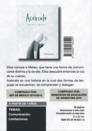 papiarre's tweet photo. Para quienes no saben ni quién soy, les hago recuento de los libros que llevo hasta ahora: 

«Acércate», publicado por @tramuntana_ed en 2014. Fue traducido al catalán. Tiene bellas ilustraciones de Miguel Zamora. Lo encuentran en Colofón, Amazon, Gandhi, El Sótano, etcétera. https://t.co/69Xm1NaRWh