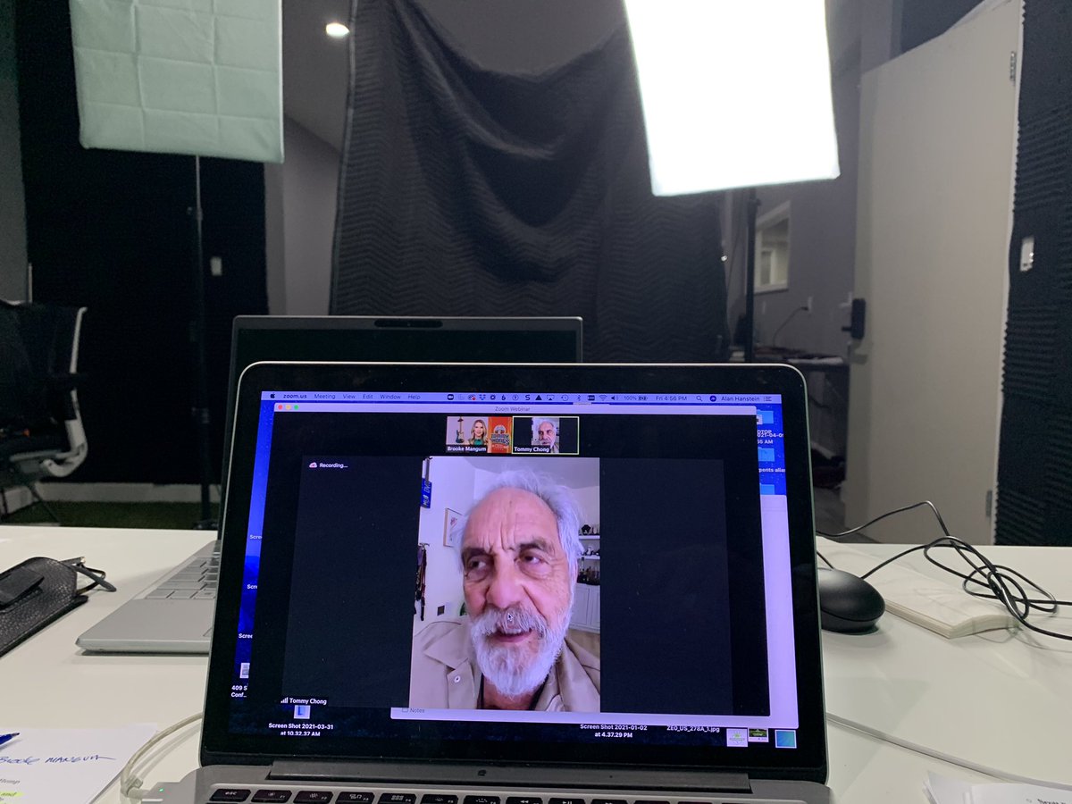 Wrapping up our Friday w our conference special guest and friend <a href="/tommychong/">Tommy Chong</a> . Happy Friday 🌱