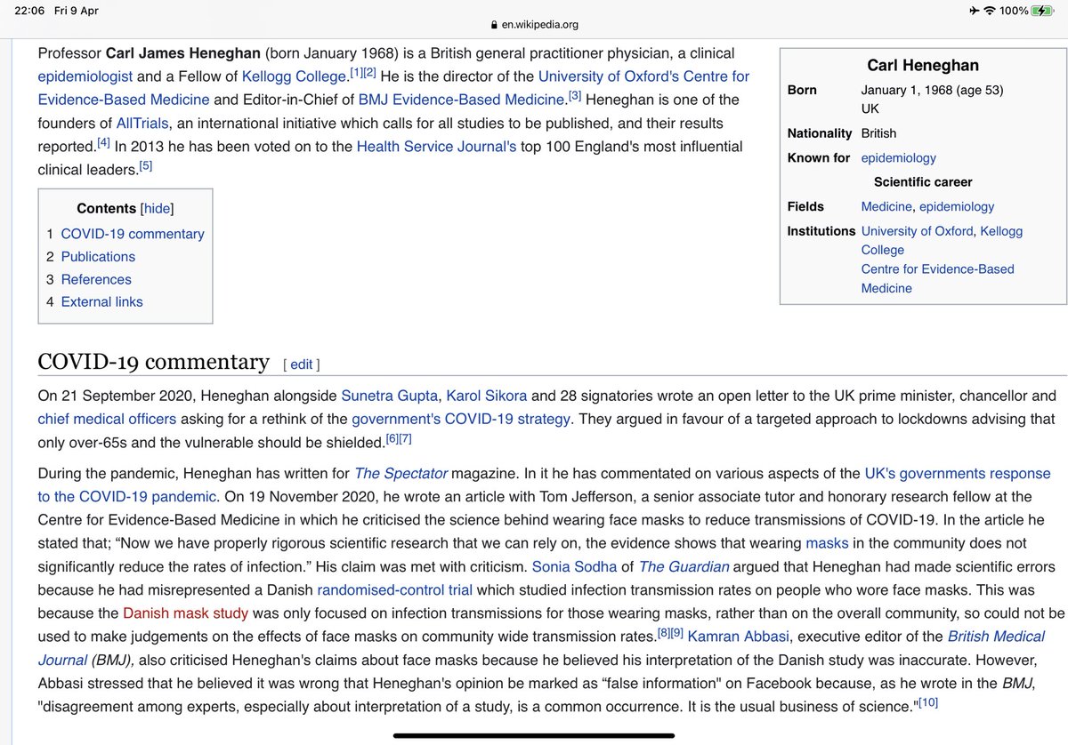 Wiki history doesn’t tell us a whole lot about his training and experience in actually completing death certificates but the Oxford Uni website suggests he is a “practising GP”. https://www.ox.ac.uk/news-and-events/find-an-expert/professor-carl-heneghan