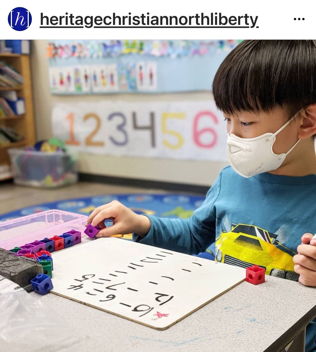 HeritageNL's tweet image. Today Mrs. Schillinger’s Kindergarten was busy measuring and comparing items of different lengths in the classroom. #HCSTransform #AcademicallyExcellent
#BiblicallyFaithful