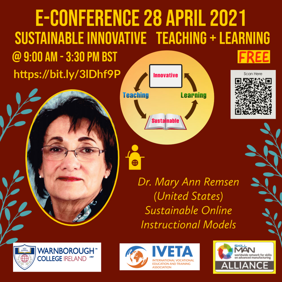 Warnborough's tweet photo. Take a look at some of our #speakers through this link: https://t.co/NYcP1X3pQe
πFREE REGISTRATION IS OPEN NOW!
#WarnboroughCollege together with #IVETAEurope and the #SkillNetAlliance are running our first e-Conference for 2021 on April 28.
#econference #onlinelearning #skill https://t.co/60a8VKNJCy