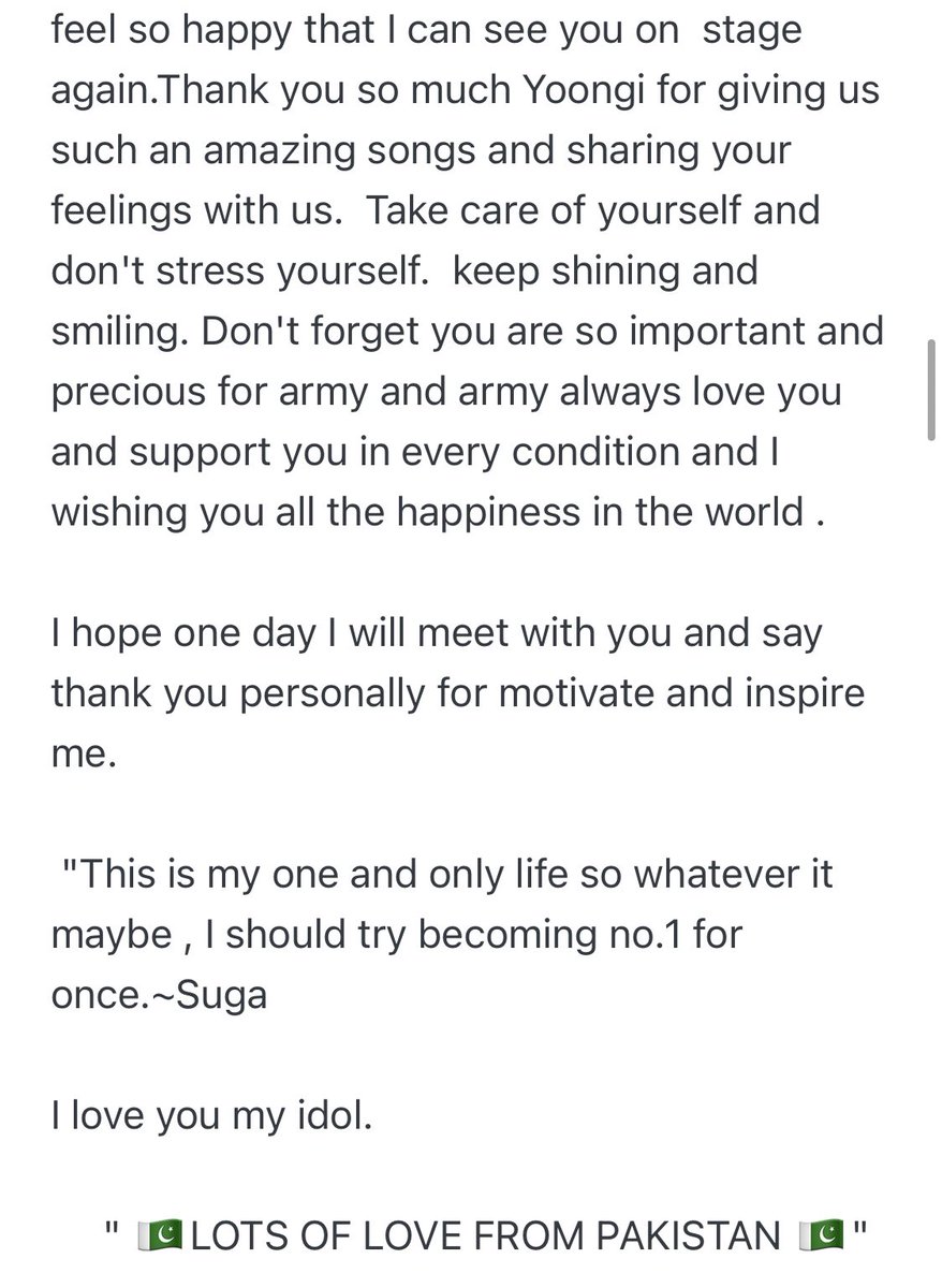 Starkookie&#30;s tweet - "Suga on Weverse Army ( in the screenshot