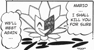 Super Paper Mario anniversary, I am only thinking about this one panel from the mario manga series 