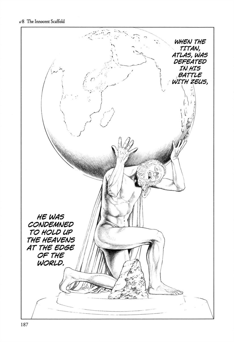 Another main thing Eren has been motivated by is the need to prove all their sacrifices weren't for nothing, that it had meaning, and carrying that burden has always been part of his character, down to the Atlas imagery of him symbolically carrying the world.