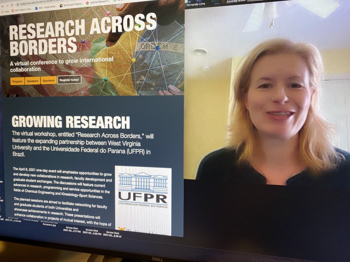 “This is an opportunity to learn about other cultures, experiences and think of new ways to conduct research and collaborate globally.” -Amber Brugnoli, <a href="/WVUGlobal/">WVU Global Affairs</a>

Today we begin to expand partnerships between <a href="/WestVirginiaU/">WVU Mountaineers · Let’s Go!</a> and <a href="/UFPR/">UFPR</a> through "Research Across Borders." 🇺🇸🇧🇷💛💙
