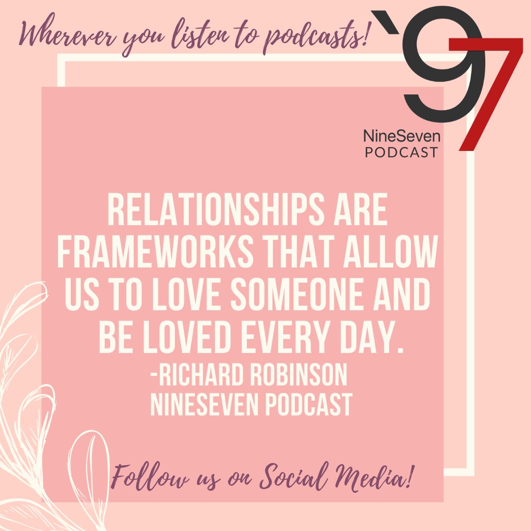 When in a relationship, together, you have to build the foundation or framework that welcomes vulnerability so that you can love and then be loved in return.

NineSevenPodcast
#relationships #blacklove #marriage #blackloverocks  #spouses #blackmarriage #webdmg  #poweredbycasting