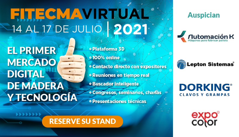 FITECMA's tweet photo. 👍FITECMA Virtual, nuevos negocios para la industria de la madera y el mueble.  ▶️https://t.co/9yzLY56GgS https://t.co/s1iVrNqayD