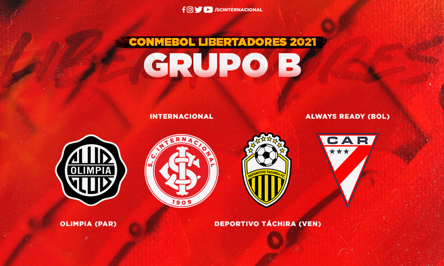 SCInternacional's tweet image. ✅ Definidos nossos adversários na @LibertadoresBR! Calendário de jogos será divulgado futuramente.

Sócio(a), você tem sido fundamental neste momento. Mantenha-se em dia e ficaremos ainda mais fortes!

#VamoInter 💪🇦🇹