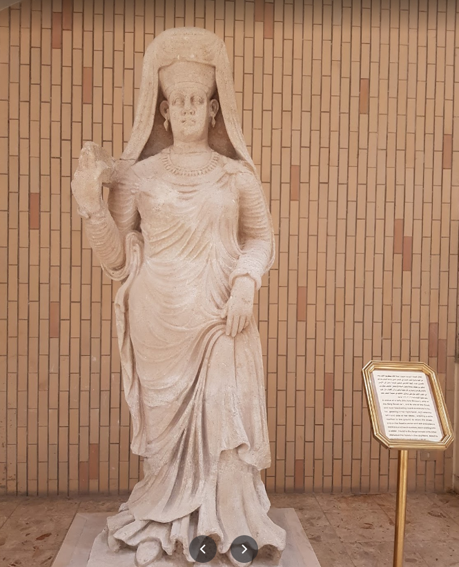 If you think these statues are Saree clad Indian woman from 12th Century, then you are WRONG !These statues 'godess?' are at least 2000 years old and were found in Syrian area presently in Palmyra and Iraqi Musuem (survived IS attack). #Archaeology  https://www.bbc.com/news/magazine-35720366