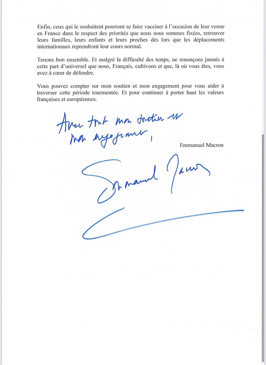 Aefe On Twitter Retrouvez L Integralite De La Lettre Du President De La Republique Adressee Aux Francaises Et Francais Etablis Hors De France Fde Efe Https T Co 5vgve1j8u7 Https T Co Gvo7sbstnu