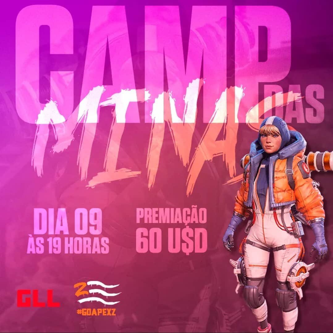 1sp3ctro's tweet photo. Eae, galerinha. Tudo bem ?
Hoje vai rolar o #CampDasMinas, se você é uma maninha e/ou conhece uma que não vai participar ou ainda não sabe do que ta rolando, ainda da tempo de se inscrever. Ajudem vocês mesmas a crescerem nesse cenário, vocês merecem demais ! #GoApexZ https://t.co/a0XGkdDArz