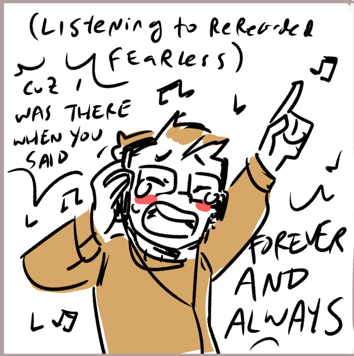 y'all see the rerecorded #FearlessTaylorsVersion is out ? 