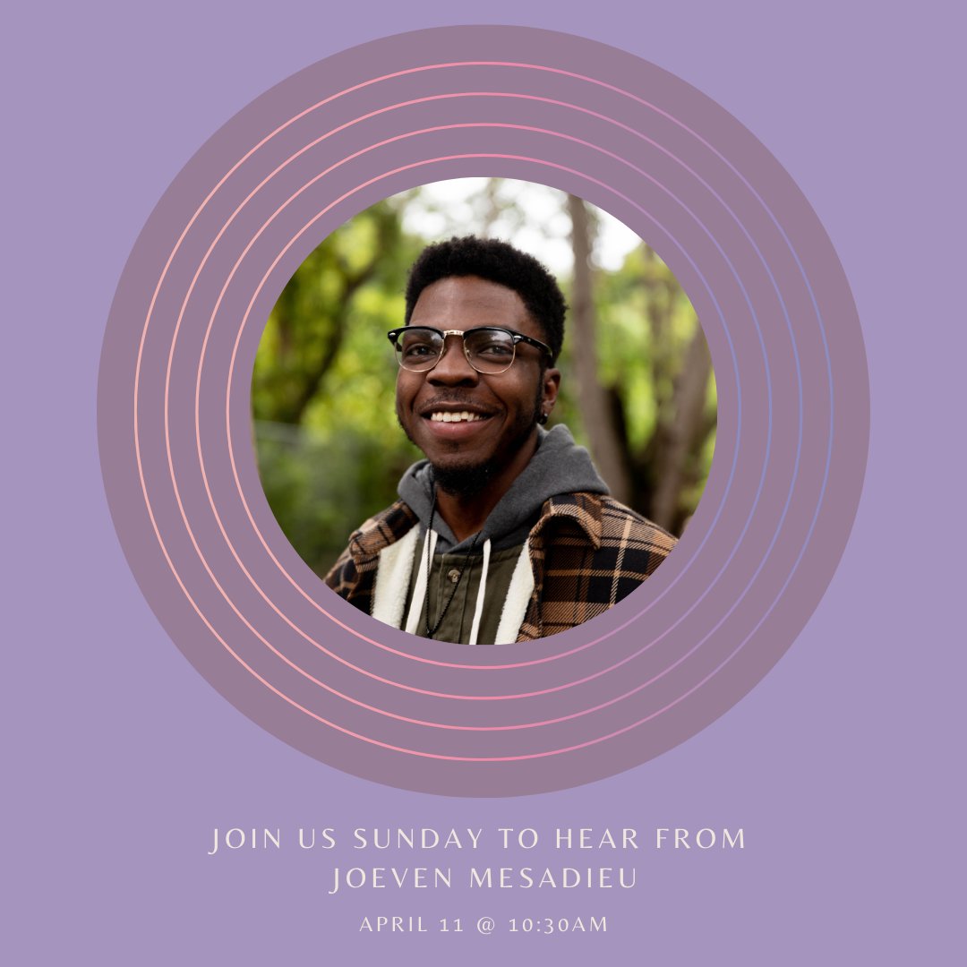 semheights's tweet photo. This Sunday our guest preacher is Joeven Mesadieu, one of our local @yammfl young adults who works at @MetroMinistries. Join us online or in person as we hear a good word! https://t.co/7vKuWvGI7X