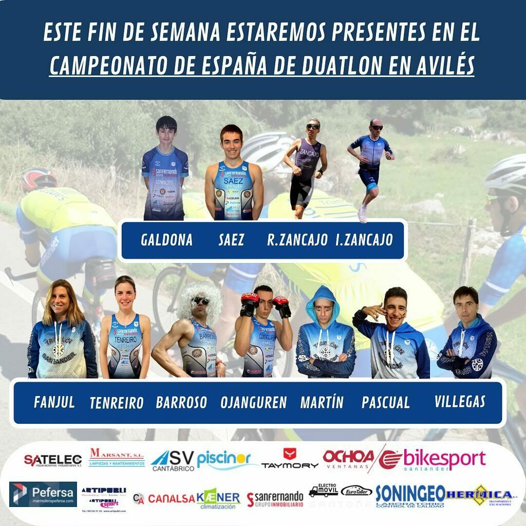 ¡ESTE FIN DE SEMANA COMPETIMOS!

🇪🇸CTO ESPAÑA DE DUATLON🇪🇸

❗️MUCHA SUERTE A TODOS@S NUESTR@S CHIC@S❗️