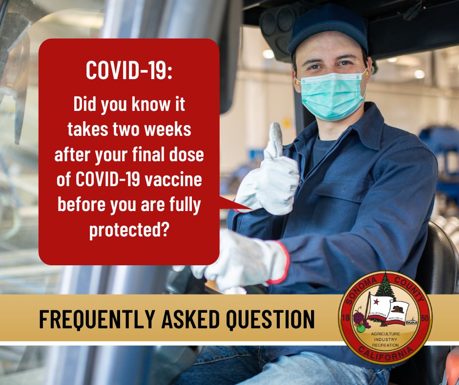 County of Sonoma on Twitter "Did you know it takes two weeks after