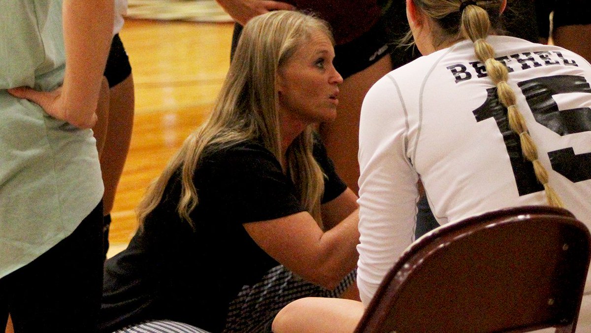 ThreshersSports's tweet photo. Stacy Middleton has resigned from being the Head Volleyball Coach at Bethel. She has accepted a new role within the department. More details in the article #RollOn #WeAreThreshers
 - https://t.co/BIFTQImxfI https://t.co/FbGdy7E51K