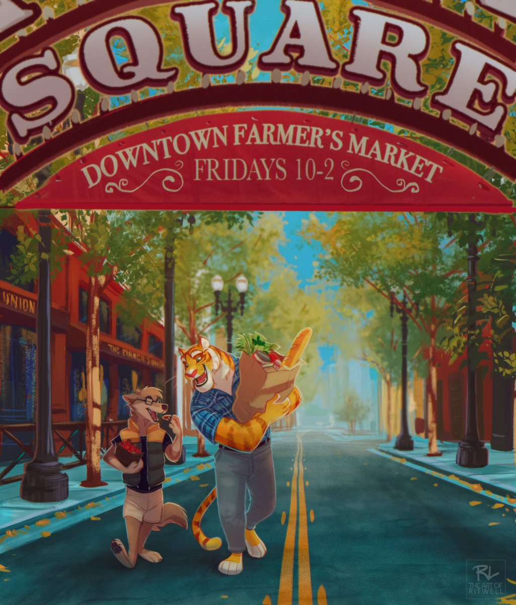 ritwells's tweet image. commission sketch vs the final piece !