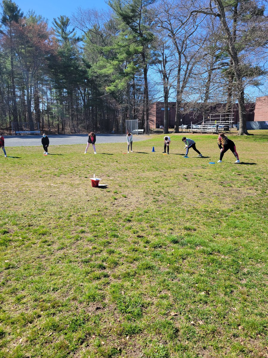 The great outdoors today. A little exercise, and followed up with some Frisbee throwing and competition. <a href="/Taunton_Schools/">Taunton Public Schools</a> <a href="/parker_middle/">Parker Middle School</a> <a href="/TigertwentyTHS/">TPS WELLNESS</a>