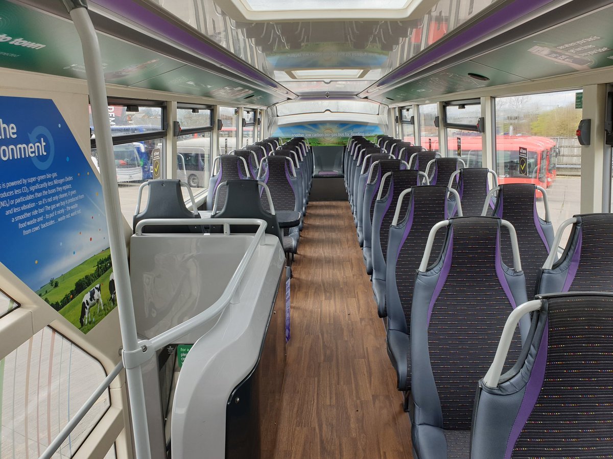 Final preparations this week for the last of our suspended services returning. I am very excited to reveal the first double decker for greenwave 50 that came back today! Fuelled by bio methane and all mod cons. #safeandconnected