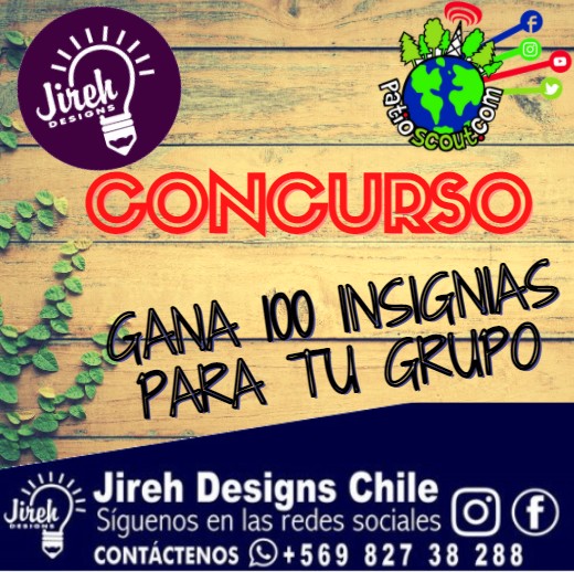 💥 ¡MEGACONCURSO DE LA VIDA! 💥
Nuestros amigos de #JIREHDesigns y @Patioscout se unen en un tremendo concurso. 😱
Participa en Instagram y Facebook.
👉 bit.ly/3s35wD1
#ViveelMovimiento #Scouts #Concurso #agsch