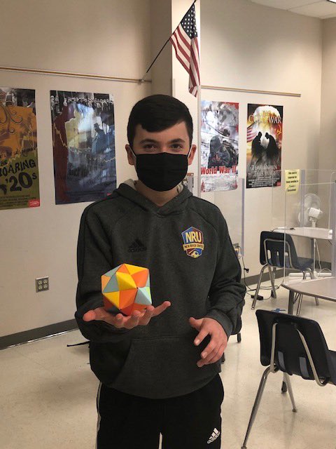 Nate Hardy made a perfect octahedron after learning about 3 dimensional shapes in gifted enrichment with Mrs. Farmer. <a href="/BmsGifted/">BMS Gifted</a> <a href="/BruinsBMS/">Blacksburg Middle School</a> <a href="/MCPS_VA_Gifted/">MCPS_VA Gifted</a>