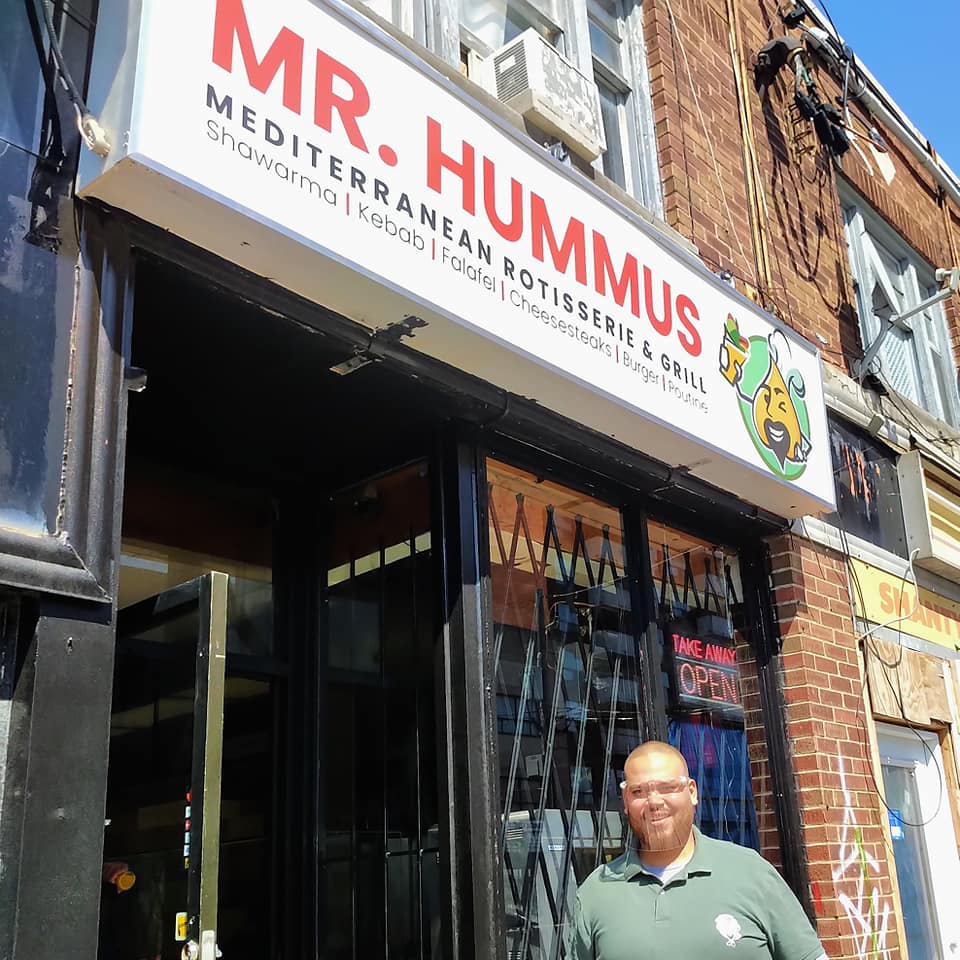 YorkEglintonBIA's tweet photo. Welcome and congratulations to Islam the owner of the new Mr. Hummus located at 1808 Eglinton Ave West! 
Enjoy this Mediterranean Rotisserie and Grill today with in-store pick up or order online @SkipTheDishes! #NewBusiness #ShowLoveTO #ToGoToronto https://t.co/P4NsmViTd2