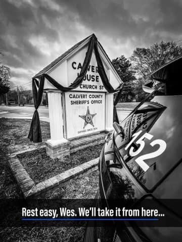 CalvertSheriff's tweet photo. #CCSOStrong #RestEasy https://t.co/MbDgd40vCI