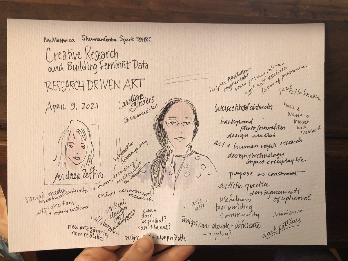 jojokarlin's tweet image. Creative Research and Building Feminist Data: Research Driven Art by @carolinesinders - seek collaboration, consider how you want to interact with the internet, and consider usefulness, tool building,&amp;amp; community. #activistdesign 
@mcmaster #relevantresearch #jojodoodles