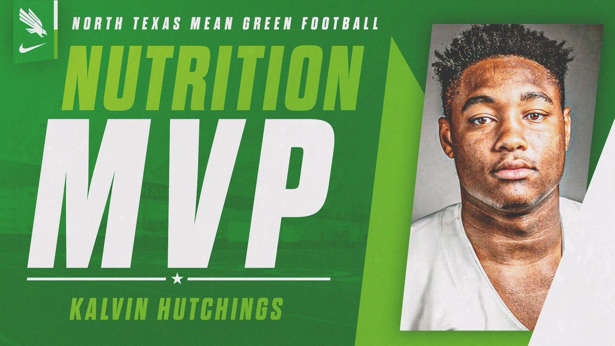 S/O to <a href="/KalvinHutchings/">Big Kal🦍</a> for winning Nutrition MVP of the week! Way to go above and beyond off of the field and #WinTheDay