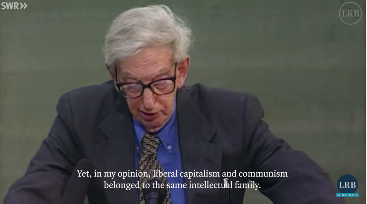 adam_tooze's tweet image. Hobsbawm on the tense relationship between liberal capitalism and communism in the 20th century in glorious Austrian-accented German. 
What a treat this @LRB biopic is! 
youtube.com/watch?v=wVQ4df…