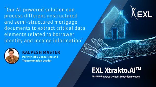 exl_service's tweet photo. Major portion of the data generated today is unstructured and therefore widely misunderstood, misanalysed, or simply overlooked. Are #Banking and #Financial Institutions missing out on certain opportunities?
https://t.co/uFsjSo8yCv
#AI #ContentExtraction #NLP @DigitalExl https://t.co/iCC5uT1AZf