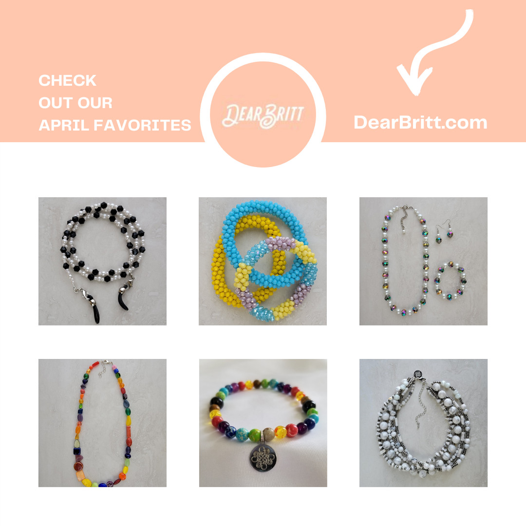 Check out our top picks for April ✨🌈 tap the image to get yours!
.
.
.
.
.
#dearbritt #shopsmall #shoplocal #shopdearbritt #jewelryoftheday #featureditemoftheday #Stillwater #StillwaterOklahoma