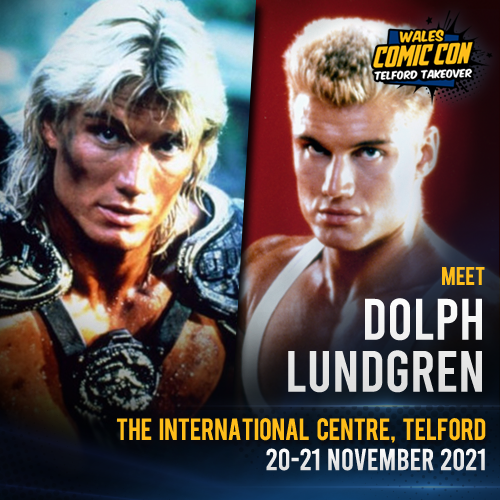 NEW MEDIA GUEST #WCC2021 - Dolph Lundgren #MastersOfTheUniverse #RockyIV #TheExpendables #Aquaman #RedScorpion #ThePunisher #UniversalSoldier #Arrow #ShowdownInLittleTokyo #Creed