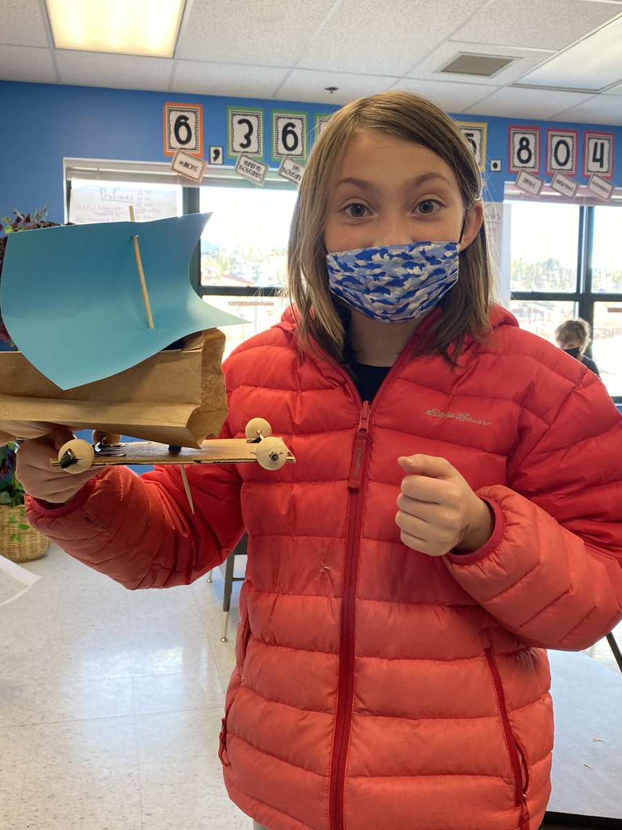 SCE3rd's tweet photo. Potential E- Wind E - Kinetic E.  STEM Sail Car Challenge @CrysLaneMiller #SCoveEl https://t.co/vgduZl2fH8