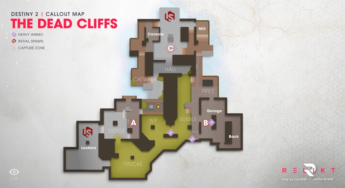 12) Callouts and comms > all. Get learned with  @r3likt and his incredibly detailed maps. This one& #39;s for Dead Cliffs.