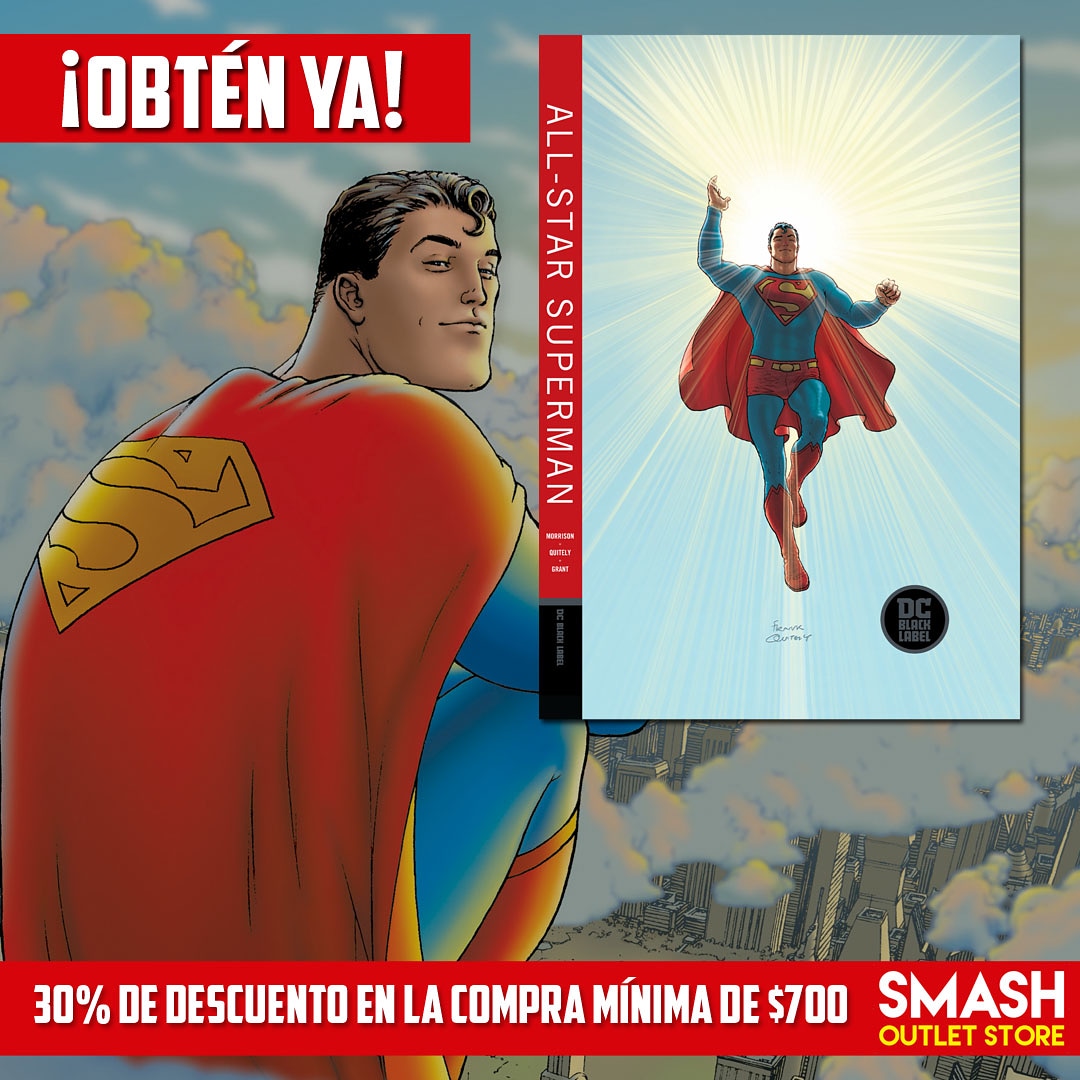 SmashOutlet's tweet photo. 🚨🤩 No te pierdas la oportunidad de obtenerlo en #SmashOutletStore y aprovecha un 30% de descuento en la compra mínima de $700. ¡No se necesita tener visión de rayos X para saber que te encantará! 🦸🏻‍♂️☁️

#AllStarSuperman #Superman #DCCómics #Lectura #lecturasrecomendadas https://t.co/U9BJl8lHYG