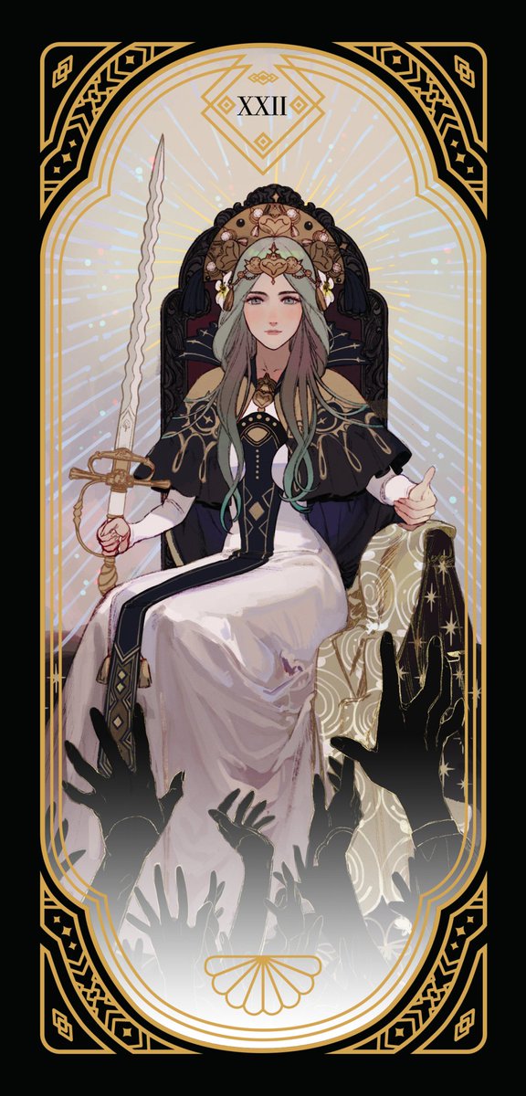 EvaBeeSmith's tweet image. I had the huge honor of participating in the @3HTarot
and the pleasure of drawing two of my favorite green-haired Nabareans for the set 💚🌼 if you missed the preorders and would like to grab a copy make sure to visit their shop for the second sale! ❤️