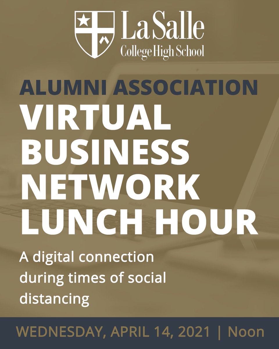allisonj_LSCHS's tweet photo. Network over lunch with @lschs alumni at the next @lschsalumni Virtual Business Network Lunch Hour on Wednesday, April 14 from 12-1 p.m. Please register here: https://t.co/GaxnVPdvK9 https://t.co/KbdjUd2cWP